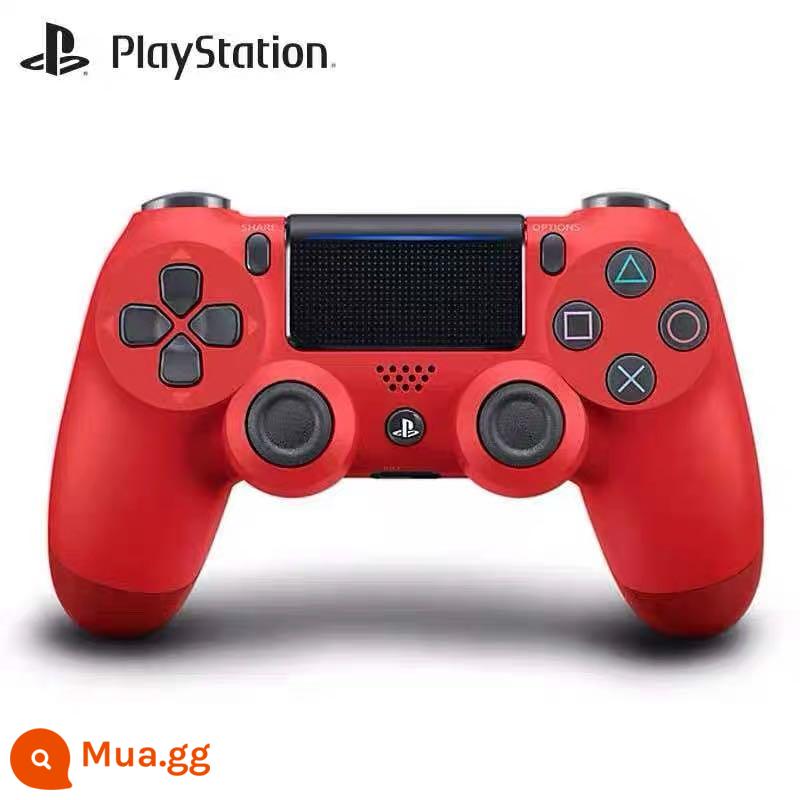 Tay cầm trò chơi Sony PS4 chính hãng PRO tay cầm điện thoại di động bluetooth máy tính PC không dây hoàn toàn mới chính hãng hơi nước - Màu đỏ nguyên bản [mua một tặng bốn]