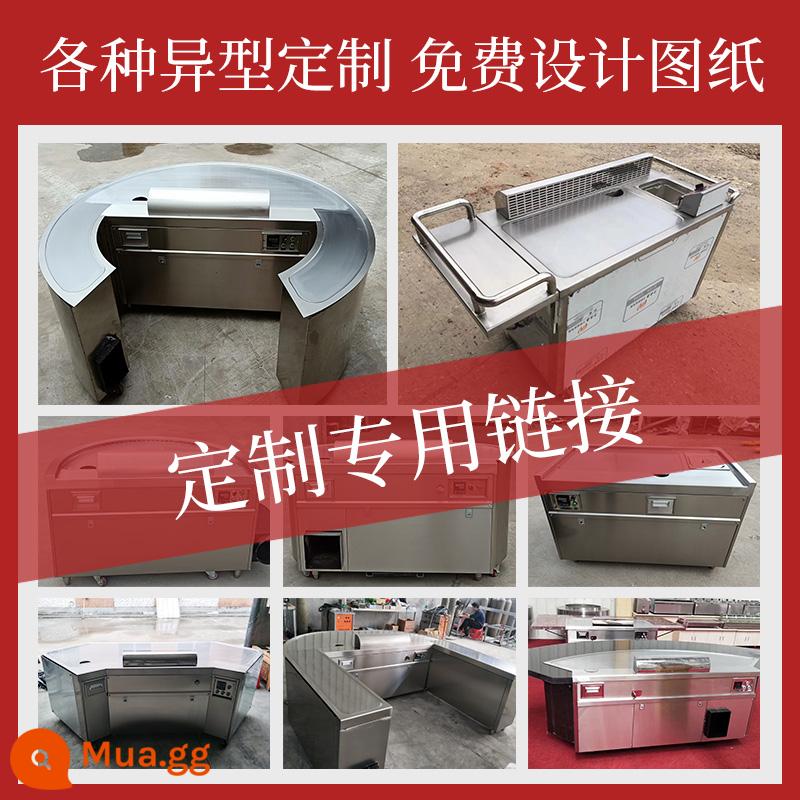 Chi can thương mại tấm sắt teppanyaki kiểu Nhật sưởi điện khí điện từ tùy chỉnh phòng ăn khách sạn lớn thiết bị vỉ nướng điện - Teppanyaki