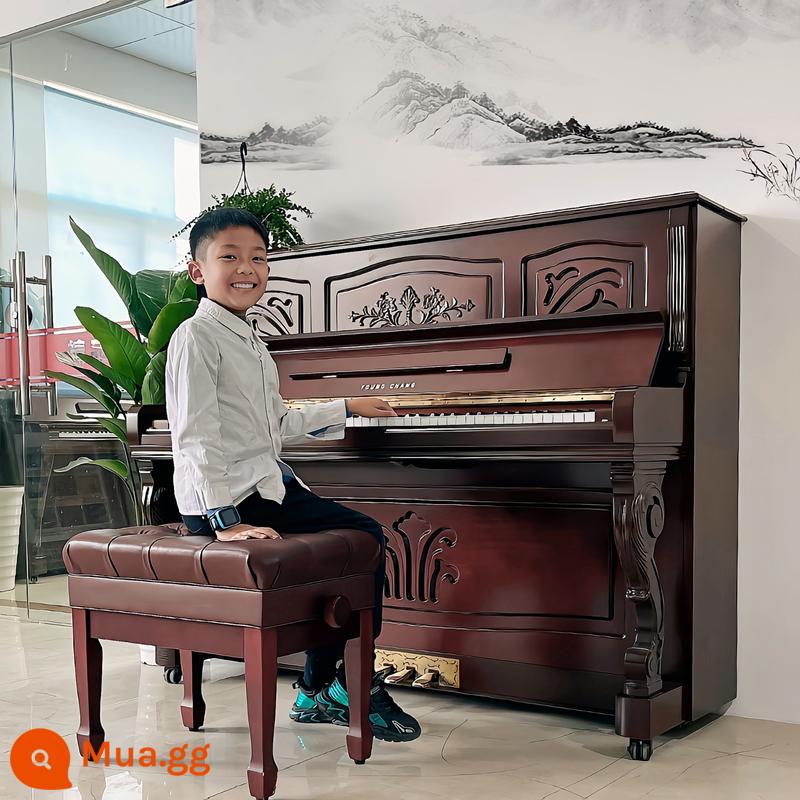 Nhập khẩu ban đầu Yingchang U121 người chơi chuyên nghiệp dành cho người lớn piano đã qua sử dụng bài kiểm tra thực hành dành cho người mới bắt đầu - Màu gỗ Yingchang 121NFI