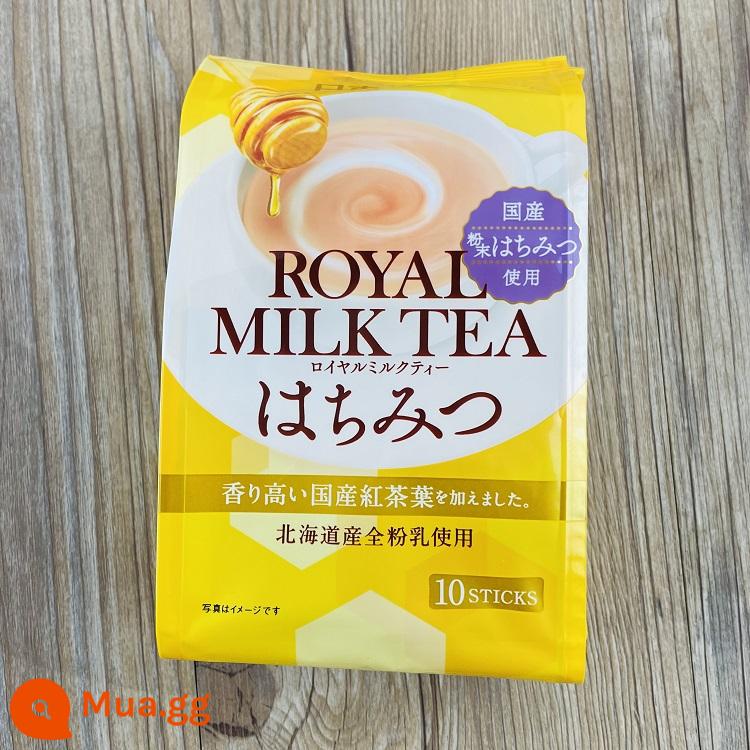 Nhật Bản Roya Roya Black Tea Hokkaido Royal Milk Tea Speed ​​Bubble Bubble Nước giải khát Trắng Peach Phiên bản Sugar Original - Mật ong 135g (10 que) hạn sử dụng 2024.8