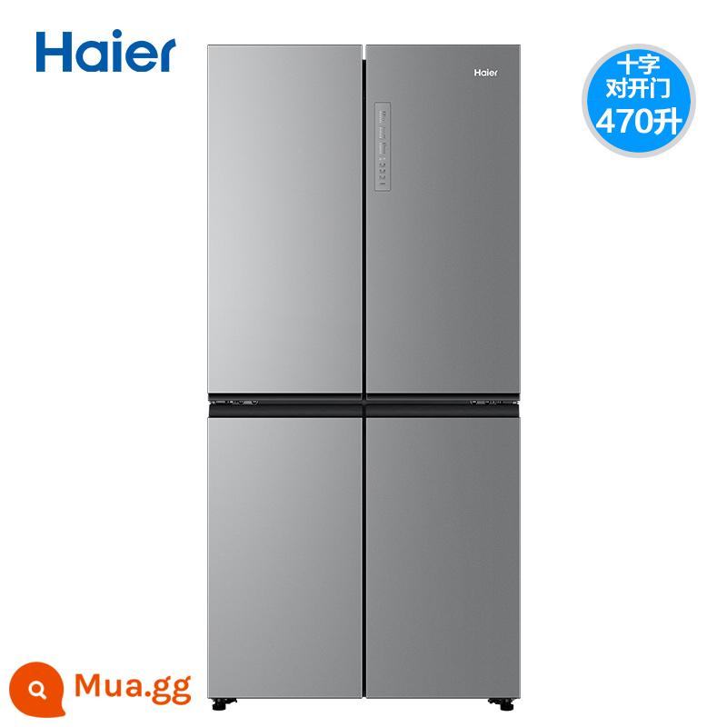 Gói kết hợp máy giặt tủ lạnh Haier lồng ngang 4 cửa 470L chuyển đổi tần số giặt và sấy hoàn toàn tự động lồng giặt 10kg - áo lạnh