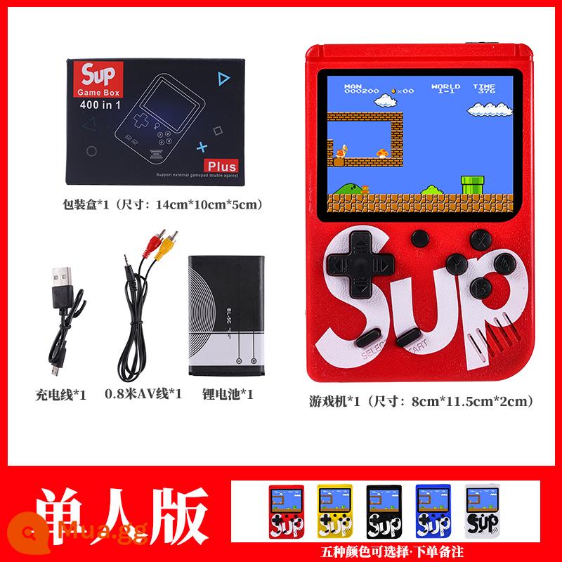 Mới sup máy chơi game cầm tay retro FC cầm tay đôi mini trẻ em hoài cổ Tetris cổ điển - [800 trò chơi trong một] Phiên bản chơi đơn