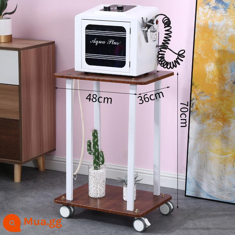 Thẩm mỹ viện nhạc cụ xe đẩy nhỏ bong bóng nhỏ xe đẩy dụng cụ máy tính để bàn dụng cụ cơ sở đồng hồ nước dụng cụ giá đỡ - Khung trắng nâu bong bóng màu tím đậm