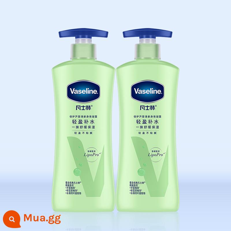 Sữa dưỡng thể dưỡng ẩm Vaseline Whey Fragrance Spring Repair Dưỡng ẩm Dưỡng ẩm Làm dịu da Sữa dưỡng thể - Nhánh nha đam đôi trong suốt