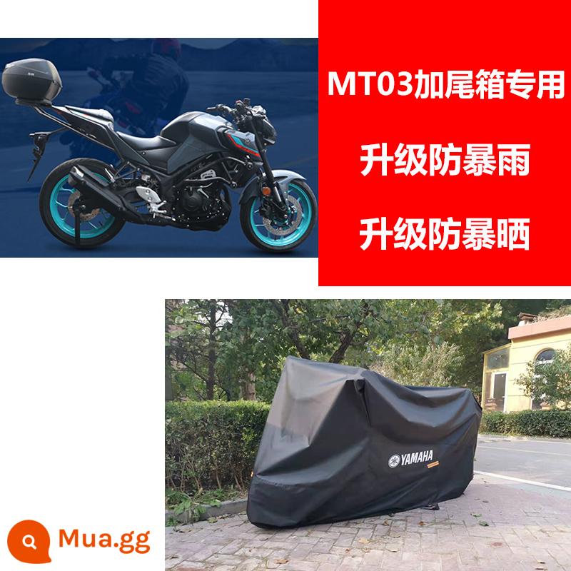 YAMAHA đầu máy xe ô tô che xe che mưa chống nắng cách nhiệt bàn đạp xe điện quần áo che mưa dày đa năng - MT03 đặc biệt cho hộp đuôi