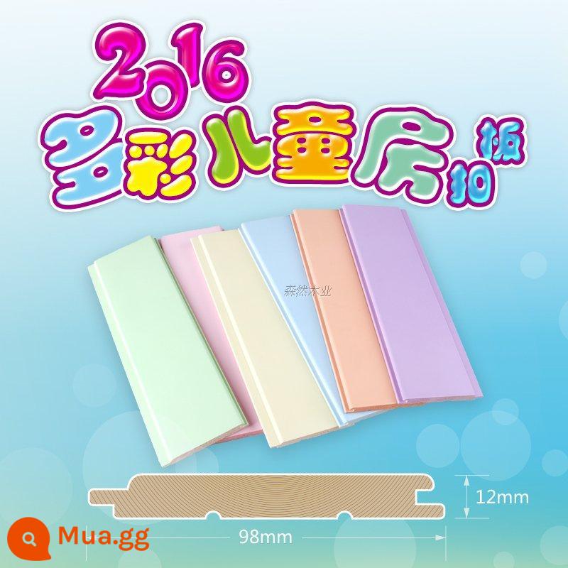 Ưu đãi đặc biệt mẫu giáo dado tấm ốp tường bằng gỗ nguyên khối bảng tắm hơi màu trắng trần treo ban công khóa bảng không sơn áp mái bảng chống nước - Ván xông hơi bằng gỗ nguyên khối đầy màu sắc