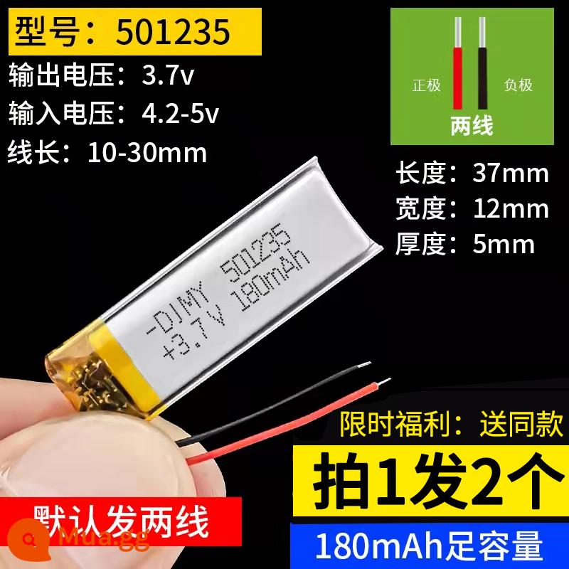 Máy ghi âm lái xe pin lithium 3.7v polymer Tai nghe Bluetooth Lingdu theo dõi áp suất lốp tích hợp pin sạc - màu xanh da trời