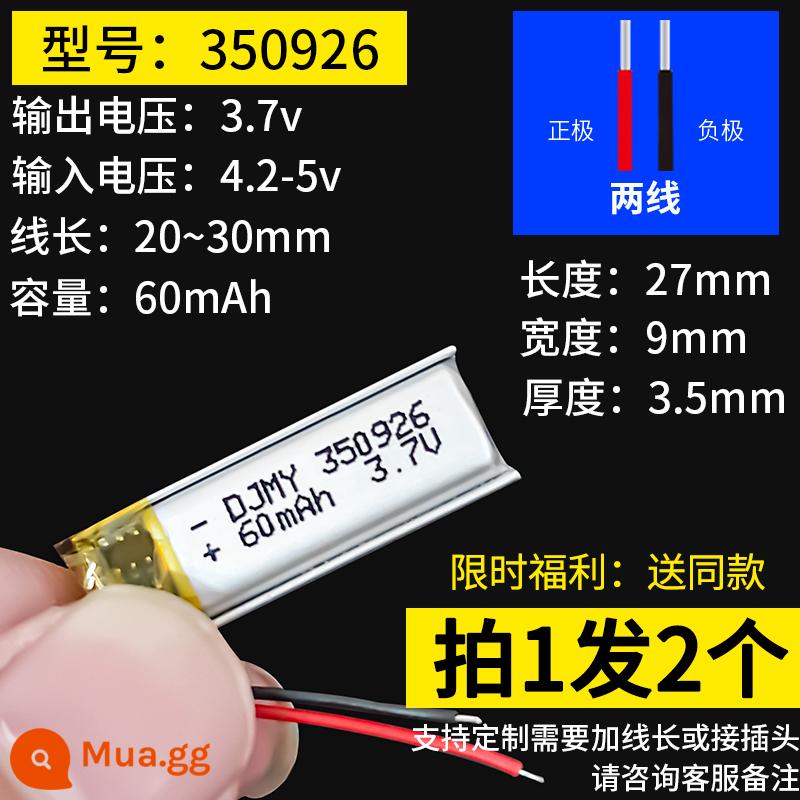 Máy ghi âm lái xe pin lithium 3.7v polymer Tai nghe Bluetooth Lingdu theo dõi áp suất lốp tích hợp pin sạc - ngọc lục bảo