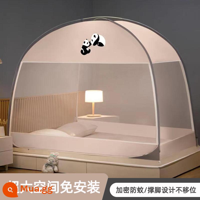 Màn chống muỗi Jieliya miễn phí lắp đặt yurt home phòng ngủ trẻ em chống rơi có thể gập lại 2023 mới cao cấp 223 - Giant Panda [lắp đặt kháng khuẩn và chống rơi, cửa đôi không gian rộng]