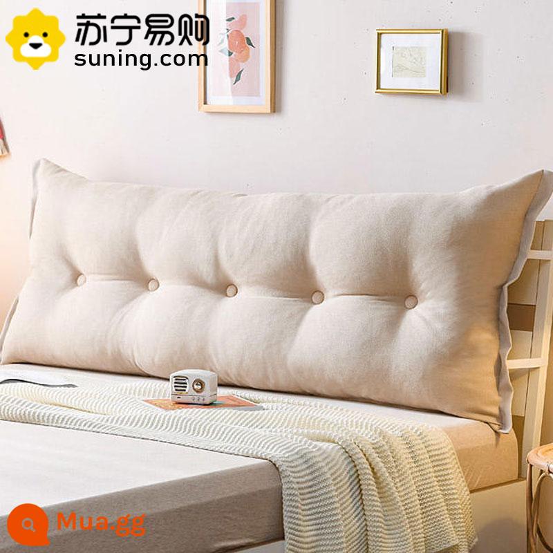 Gối Đệm Đầu Giường Lớn Túi Mềm Lưng Dài Giường Eo Tất Nam Sofa Đôi Gối Ký Túc Xá Mùa Đông 815 - kết cấu gạo