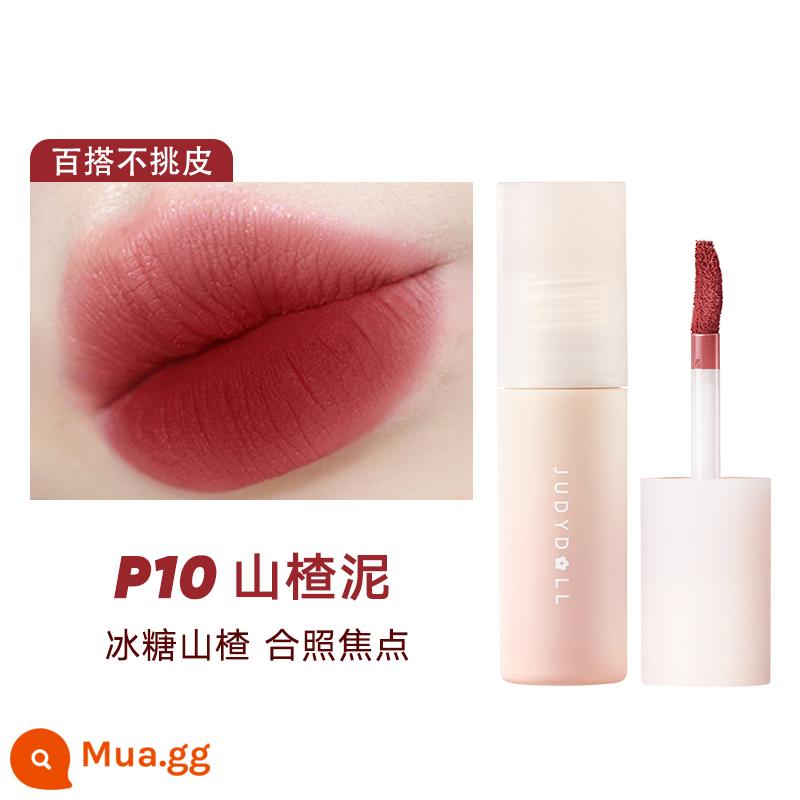 Judydoll Orange Son Men Ngoài Giờ Người Yêu Môi Bùn Thu Đông Son Môi Trắng Mờ Son Bóng Flagship Store 443 - P10 Bùn Táo Gai [Bubble Mart]