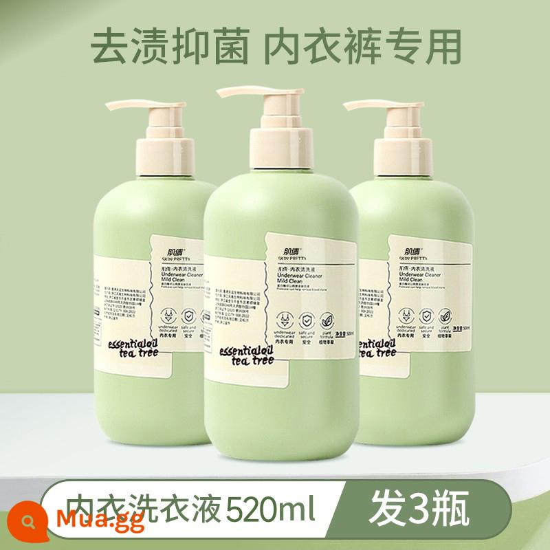 [Hàng Chính Hãng Chính Hãng] Nước Giặt Chuyên Dụng Nước Giặt Quần Lót B1024 - [520ml*3 chai] kháng khuẩn diệt khuẩn + thích hợp cho bà bầu và trẻ sơ sinh