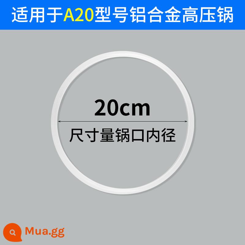 Nồi áp suất kín vòng đa năng vòng cao su cũ nồi áp suất silicone vòng trong tạp dề đệm phụ kiện danh sách 824 - Mẫu silicon cao cấp [đường kính trong 20 cm] thích hợp cho nồi áp suất Guoyin A20