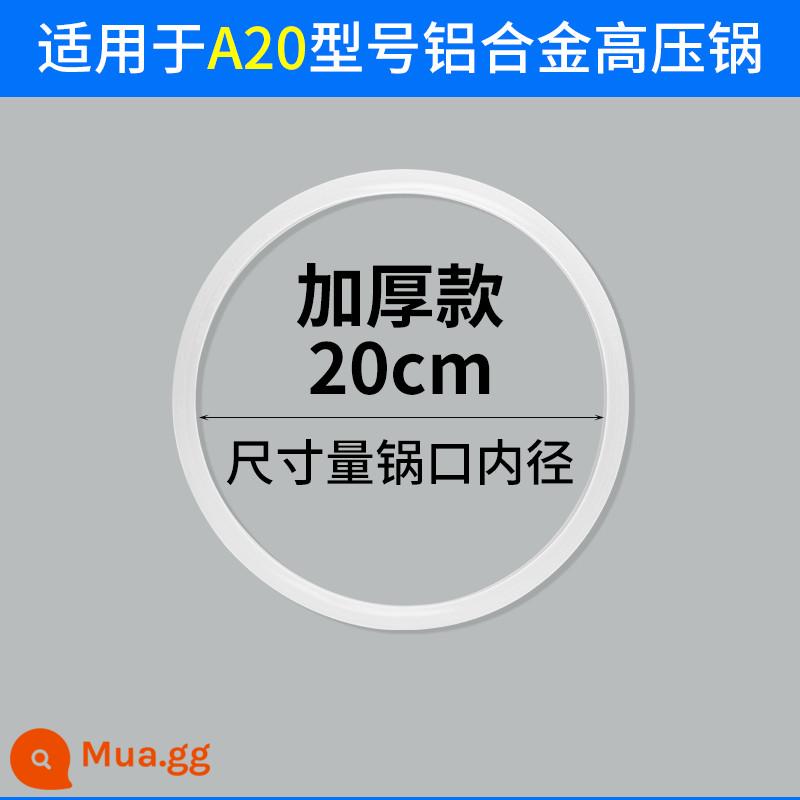 Nồi áp suất kín vòng đa năng vòng cao su cũ nồi áp suất silicone vòng trong tạp dề đệm phụ kiện danh sách 824 - Mẫu silicone dày [đường kính trong 20 cm] thích hợp cho nồi áp suất Guoyin A20