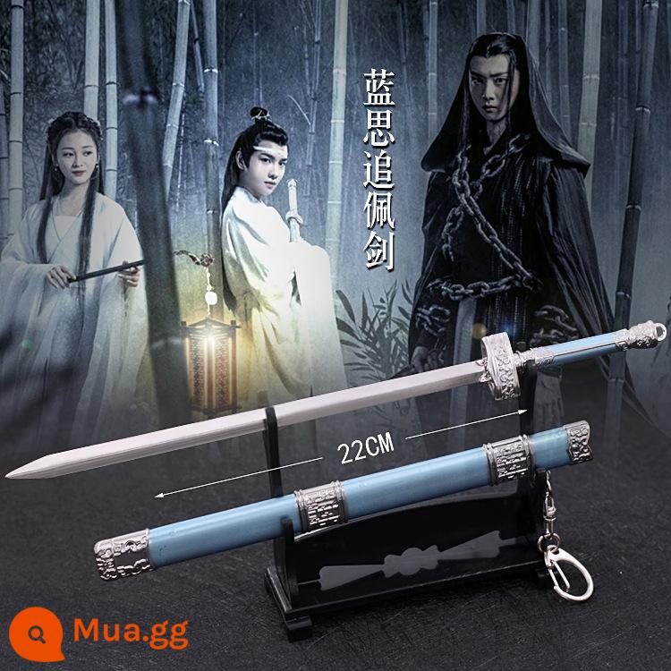 Anime Ngoại vi Yiling Tổ tiên Wei Wuxian Yinhu Talisman Chìa khóa Tianzi Cười Lư hương Bàn thờ rượu Saber Wei Wuxian Mặt dây chuyền - Thanh kiếm của Lam Tư Truy