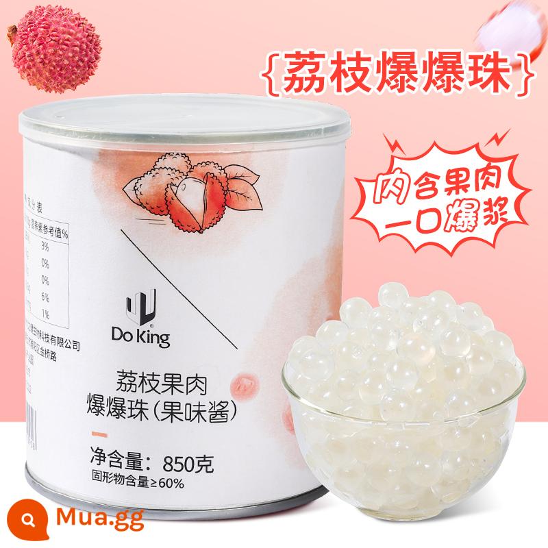 Shield Emperor Horseshoe Popping Beads 850g Trà sữa trân châu Popping Hạt Thành phần trà sữa Mía Horseshoe Popping Egg Phụ kiện - Hạt vải thiều xuất hiện