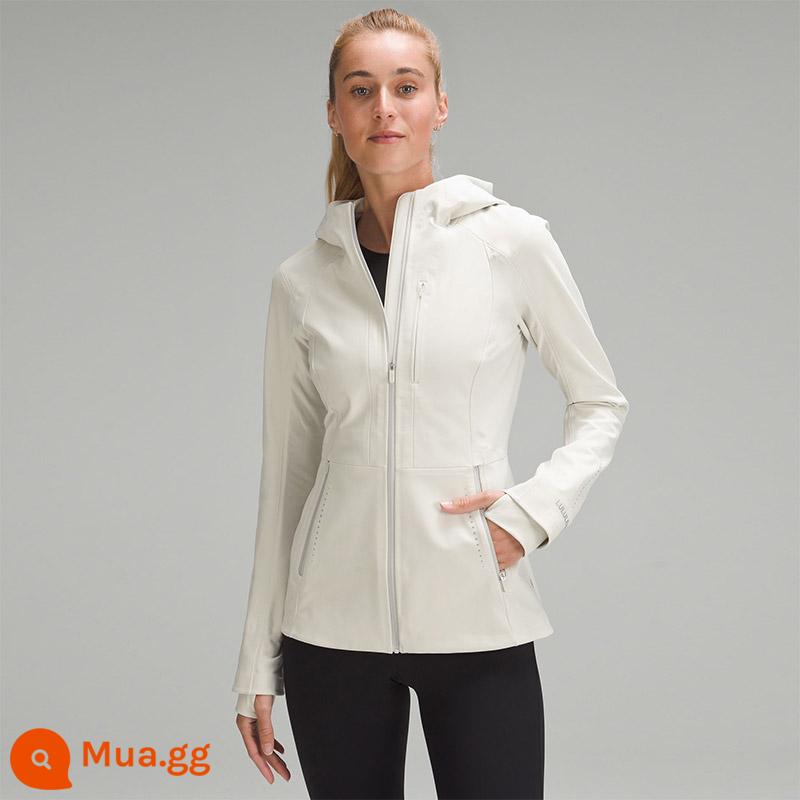 Áo khoác thể thao nữ Cross Chill丨lululemon丨LW4BOHS - màu trắng kem