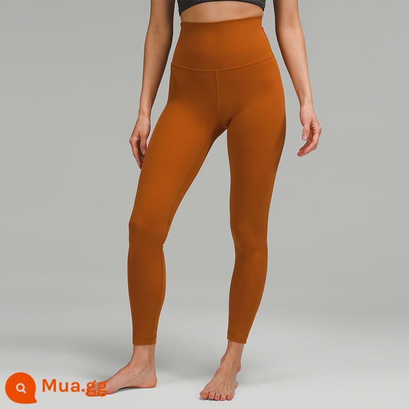 Quần bó thể thao lưng cao Align™ dành cho nữ 26" Yoga Naked 丨 lululemon LW5CYVA - quả óc chó màu nâu