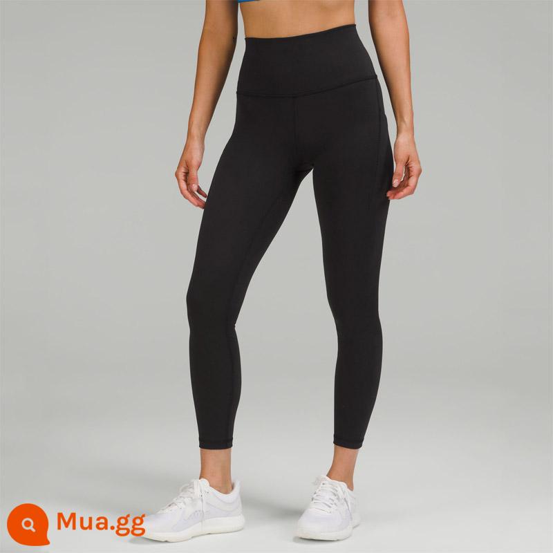 Quần bó nữ Wunder Train 24"*Phong cách bỏ túi Nhanh khô và thoáng khí丨lululemon丨LW5EZGA - đen