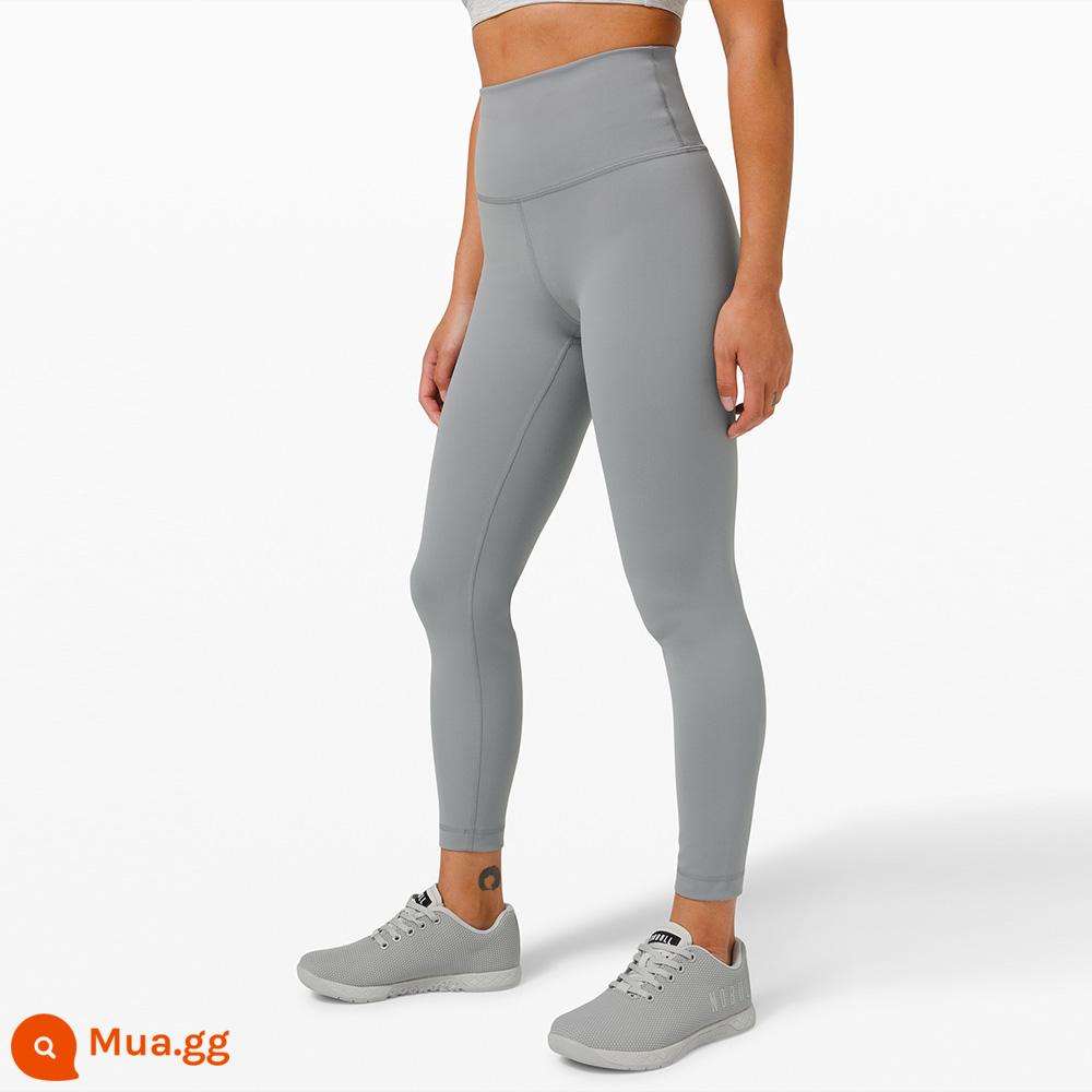 Quần cạp cao thể thao nữ Wunder Train 24"丨lululemon丨LW5CUDA - tê giác xám