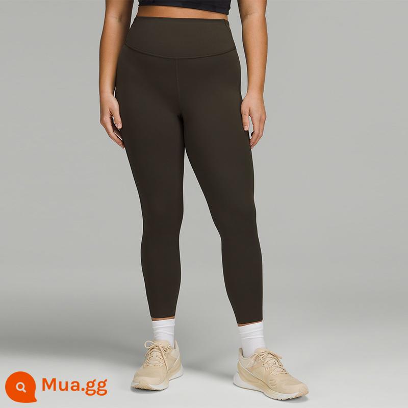 Quần legging cạp cao thể thao Base Pace dành cho nữ 25"丨lululemon丨LW5DKHS - màu xanh ô liu đậm