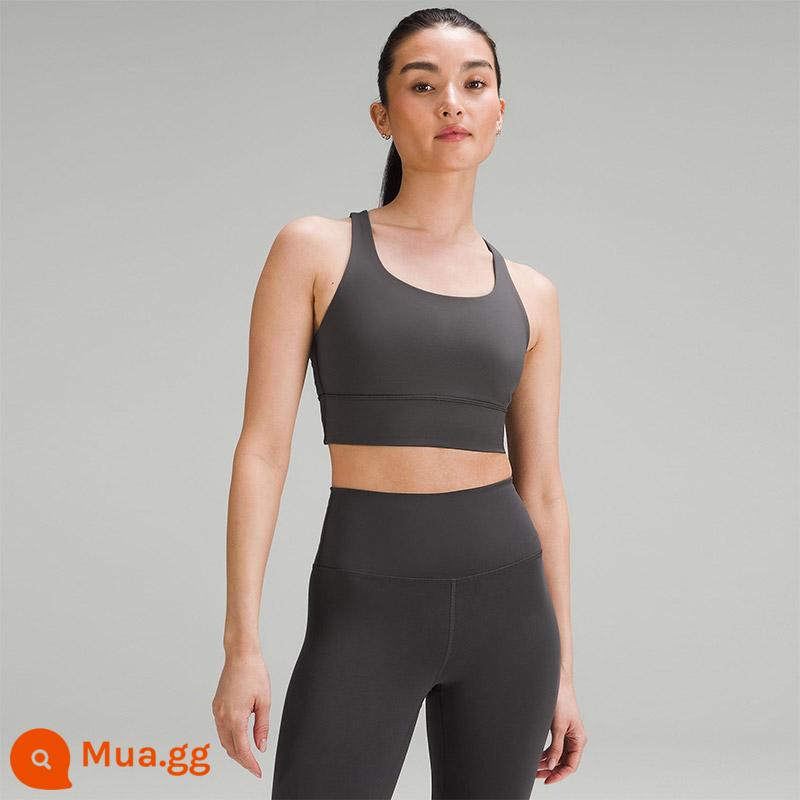 Áo ngực thể thao dài dành cho nữ Energy™丨lululemon丨LW2D86A - màu xám than chì