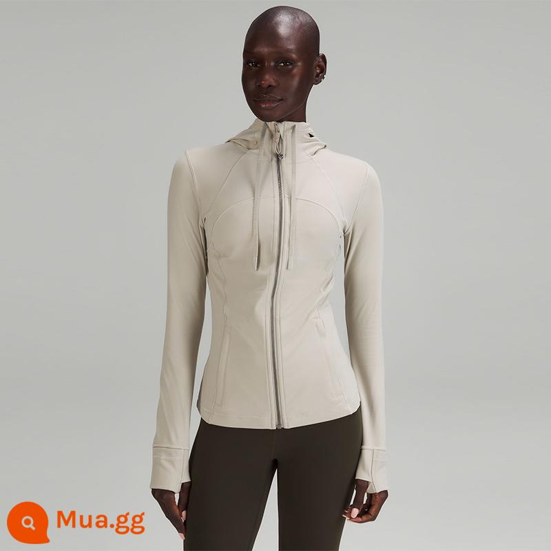 Xác định áo khoác thể thao có mũ trùm đầu dành cho nữ *Nulu Slim Fit Classic丨lululemon LW4BPES - Lanh