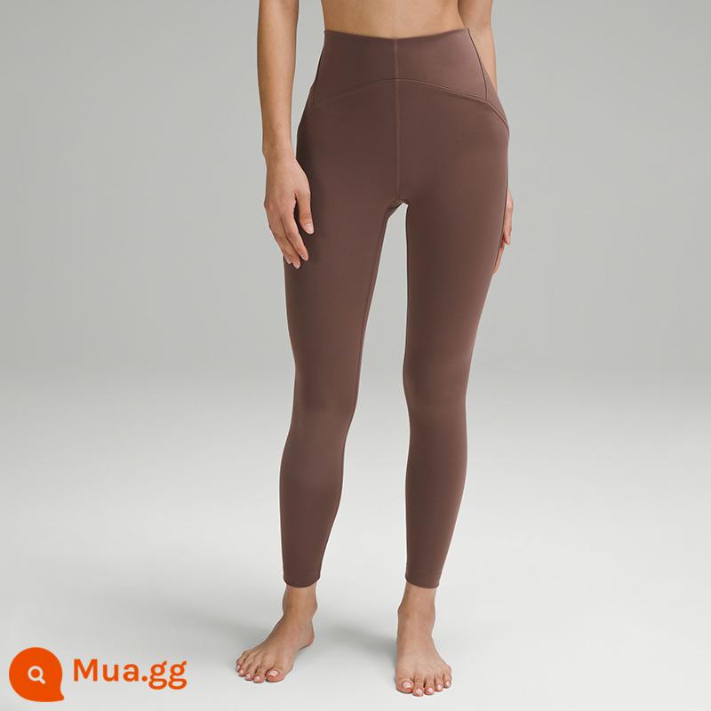 Quần legging thể thao lưng cao InStill Quần tập yoga thon gọn 24" 丨lululemon LW5EV7A - oxit nâu