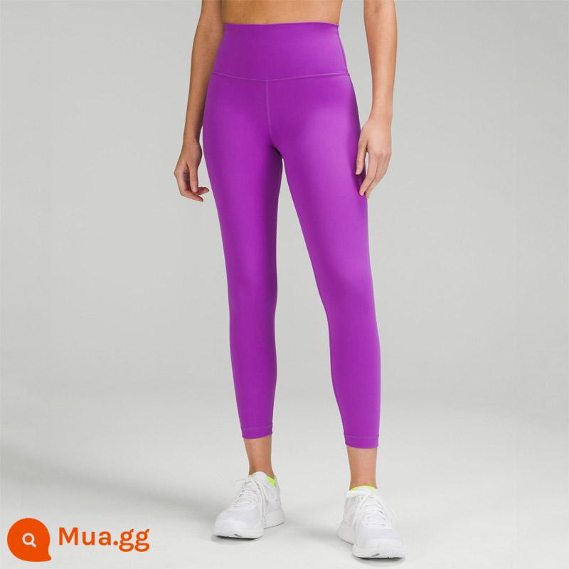 Quần cạp cao thể thao nữ Wunder Train 25"丨lululemon丨LW5CR7S - Màu tím