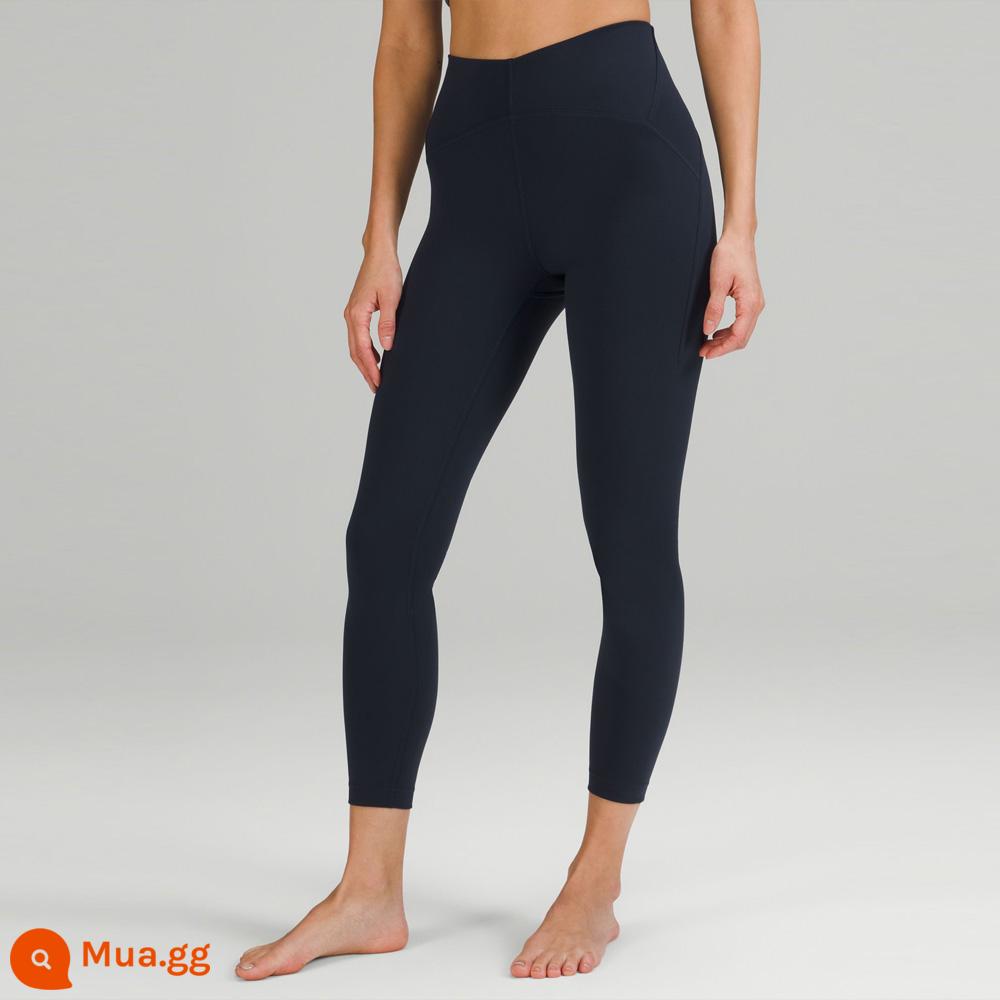 Quần legging thể thao lưng cao InStill Quần tập yoga thon gọn 24" 丨lululemon LW5EV7A - xanh hải quân