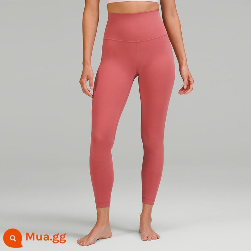 Quần bó thể thao lưng siêu cao Align™ dành cho nữ 26" tạo cảm giác khỏa thân丨lululemon丨LW5DT9A - Hoa hồng đỏ