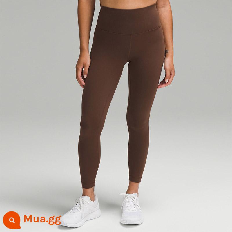 Quần cạp cao thể thao nữ Wunder Train 24"丨lululemon丨LW5CUDA - màu hạt dẻ