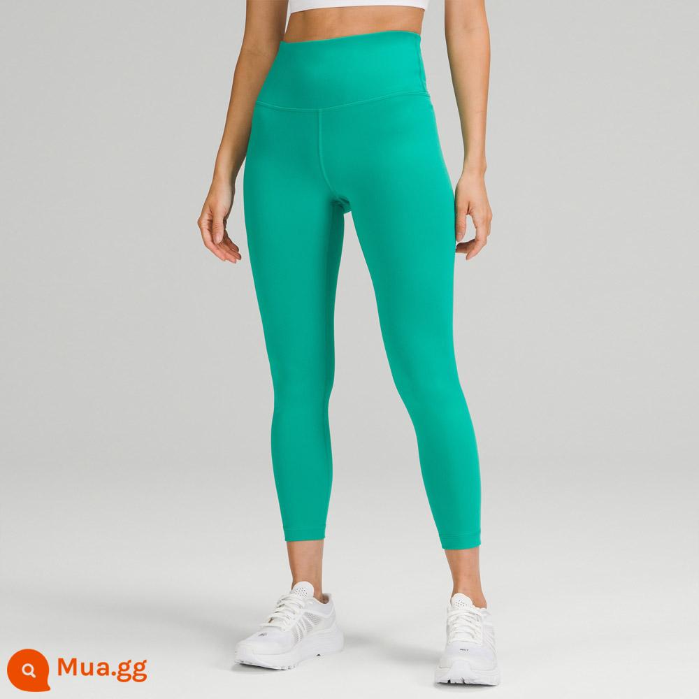 Quần cạp cao thể thao nữ Wunder Train 24"丨lululemon丨LW5CUDA - maldives xanh