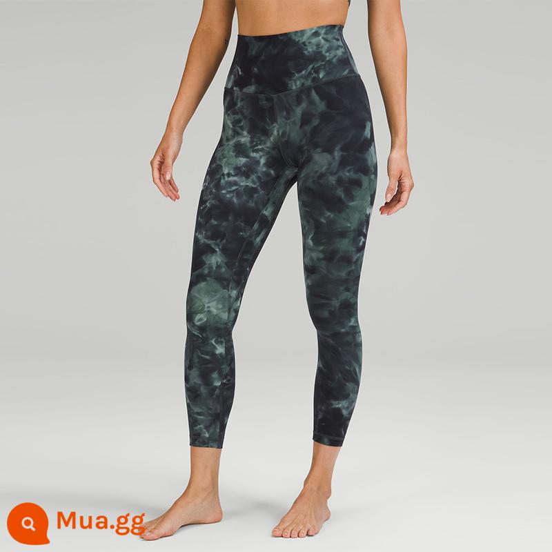 Quần bó thể thao lưng cao Align™ dành cho nữ 24" phong cách khỏa thân丨lululemon丨LW5ES1A - Nhuộm màu xanh bạc thủy triều màu xám than chì