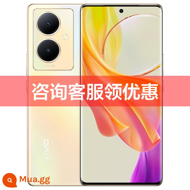 vivo Y78+ 5G điện thoại màn hình cong mới vivoy78+ điện thoại vivo điện thoại vivo mới điện thoại vivo y78 cửa hàng chính thức của vivo - vàng Nuanyang