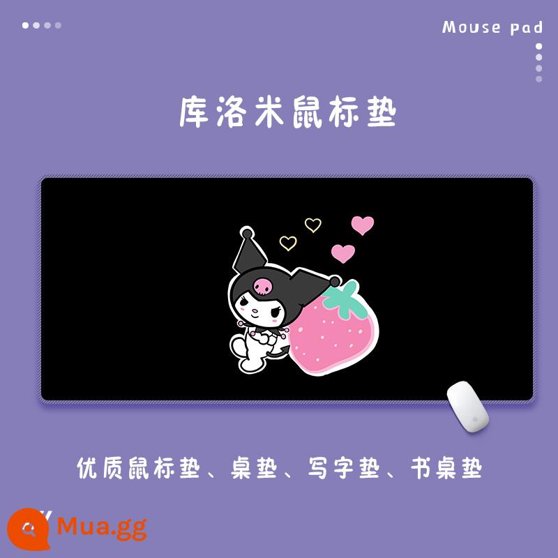 Miếng lót chuột Kulomi ngoại cỡ cô gái dễ thương chơi game chống thấm nước để bàn văn phòng máy tính lớn miếng lót bàn phím để bàn - D199 (22)