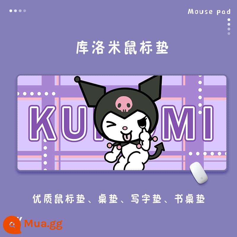 Miếng lót chuột Kulomi ngoại cỡ cô gái dễ thương chơi game chống thấm nước để bàn văn phòng máy tính lớn miếng lót bàn phím để bàn - Sôcôla D199 (56)