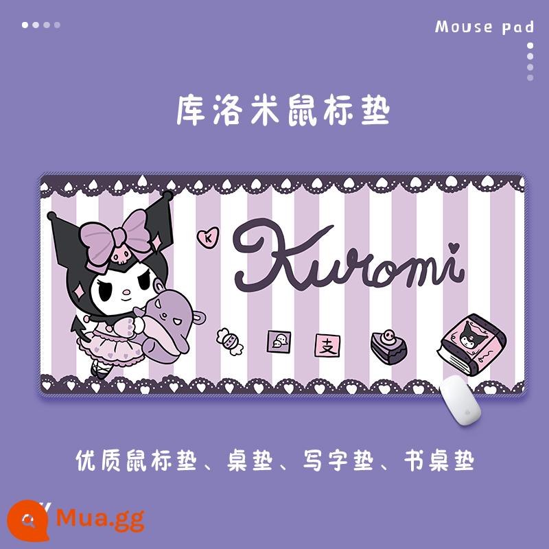 Miếng lót chuột Kulomi ngoại cỡ cô gái dễ thương chơi game chống thấm nước để bàn văn phòng máy tính lớn miếng lót bàn phím để bàn - D199 (15)