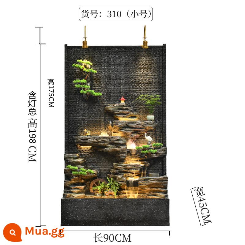 Nước rèm treo tường nước chảy đồ trang trí ban công công ty khách sạn khai trương tiệc tân gia bánh xe phong thủy may mắn non bộ ao cá tiểu cảnh - Yi Jia 310 size nhỏ, dài 90, rộng 45, cao 198 cm