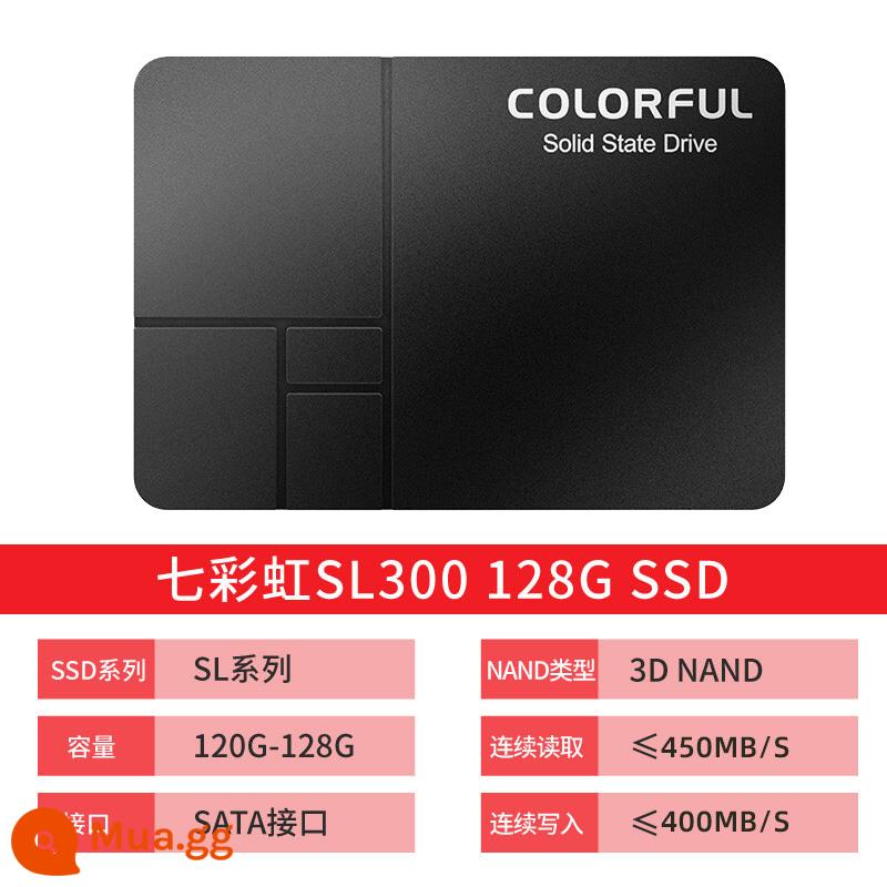 Ổ đĩa trạng thái rắn cho máy tính để bàn SSD SL500 512G 500G đầy màu sắc Giao diện SATA3 2,5 inch - SL300 128GB