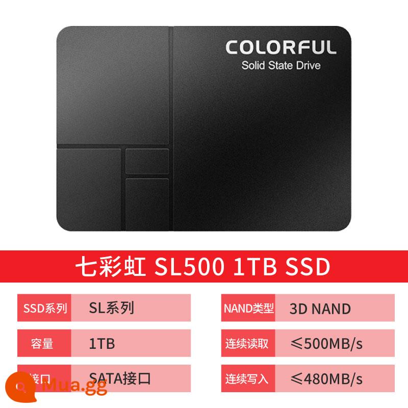 Ổ đĩa trạng thái rắn cho máy tính để bàn SSD SL500 512G 500G đầy màu sắc Giao diện SATA3 2,5 inch - SL500 1TB