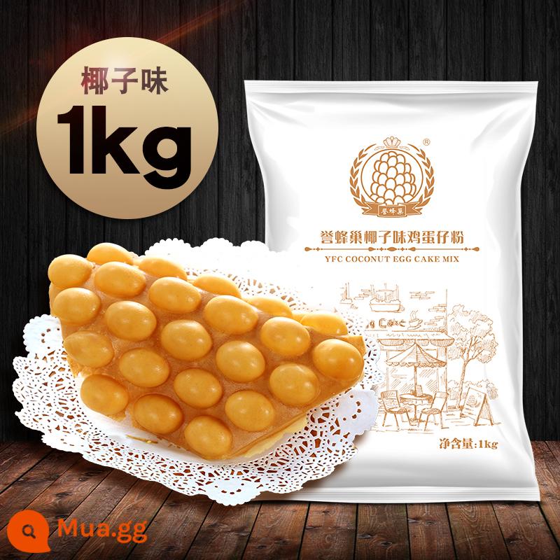 Yufengchao Bột Bánh Trứng 1Kg Nhà Phong Cách Hồng Kông QQ Muffin Bột Thương Mại Ban Đầu Đặc Biệt Bột Trộn Sẵn Miễn Phí Vận Chuyển - Hương dừa 1kg