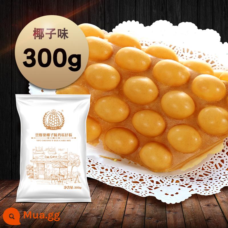 Yufengchao Bột Bánh Trứng 1Kg Nhà Phong Cách Hồng Kông QQ Muffin Bột Thương Mại Ban Đầu Đặc Biệt Bột Trộn Sẵn Miễn Phí Vận Chuyển - Hương dừa 300g