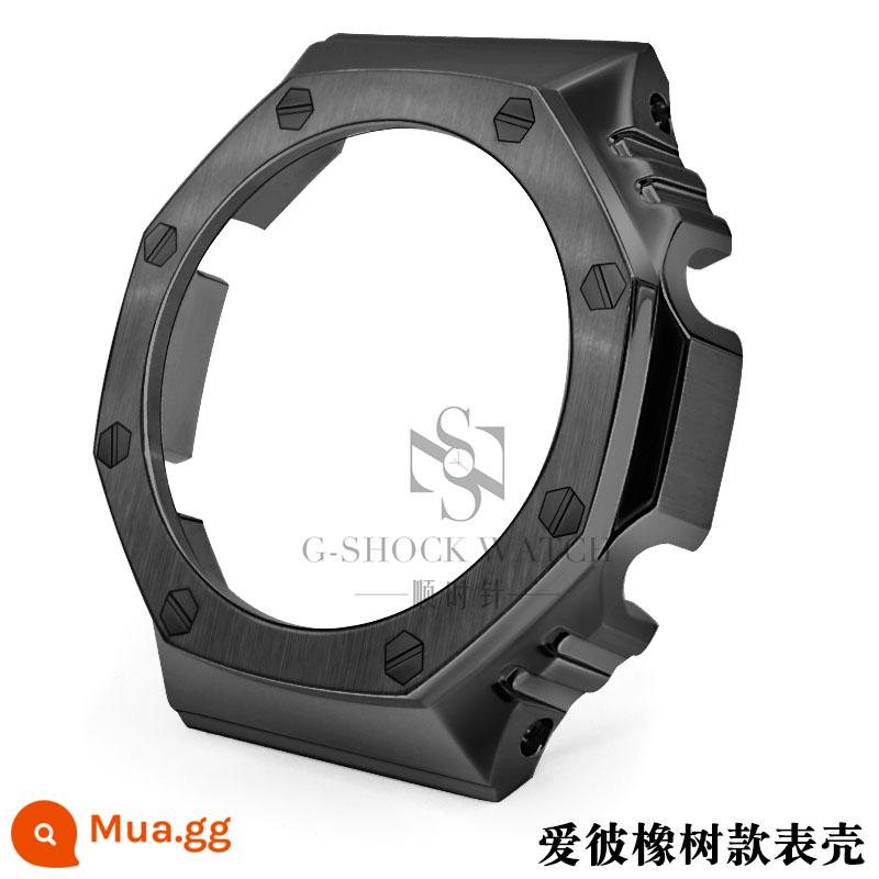 Thích hợp cho trang trại GA-2100 gỗ sồi sửa đổi AP kim loại vỏ kim cương dây đeo G-SHOCK phụ kiện vỏ hợp kim titan - AP vỏ màu đen