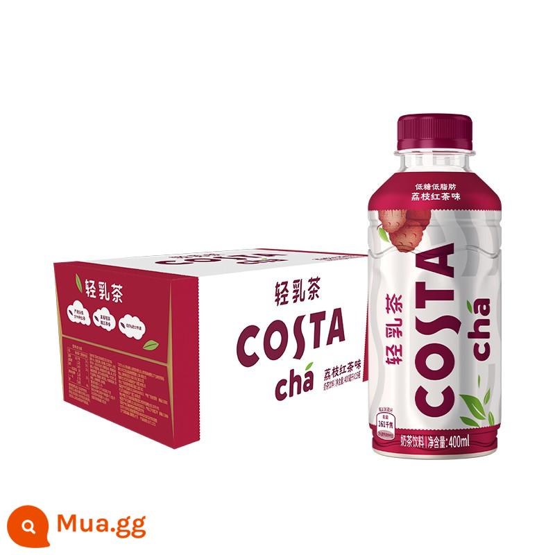 COSTA Cà phê Family Light Trà sữa Đào trắng Oolong ít đường Trà sữa ít béo Nước giải khát FCL đóng chai Coca-Cola - Trà đen vải thiều 15 chai