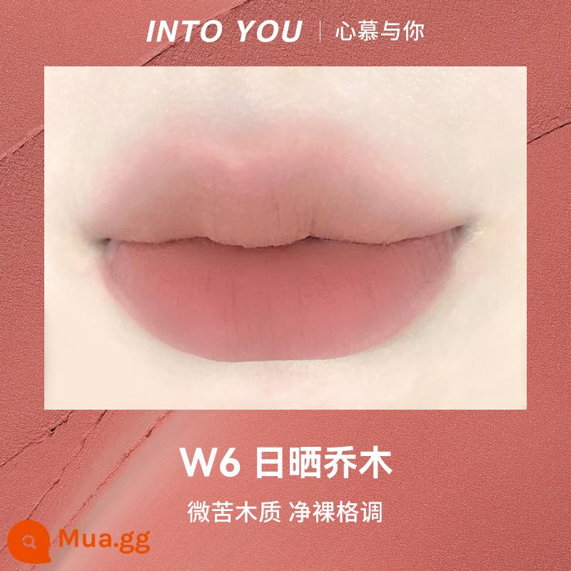 into you son bùn nữ anh hùng son men EM08 đóng hộp son mờ tương đương sinh viên thích hợp intoyou - Bo Ni W6# Vườn Nắng Nắng