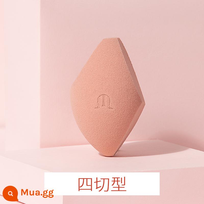 Tháng 3 Rabbit Beauty Makeup Egg Powder Puff Powder Loose Makeup Ball Sponge Tool Do Not Eat Powder Siêu mềm khô Ướt Công dụng kép Hoa hồng sương mù buổi sáng - Kiểu cắt bốn