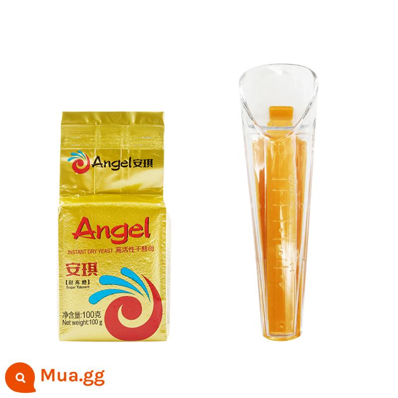 Bột men hoạt tính cao kháng đường Angel Yeast Bánh mì nướng Bún hấp hộ gia đình 5g Bột men khô - 100g kháng đường cao [1 túi] đi kèm dụng cụ đo kẹp niêm phong