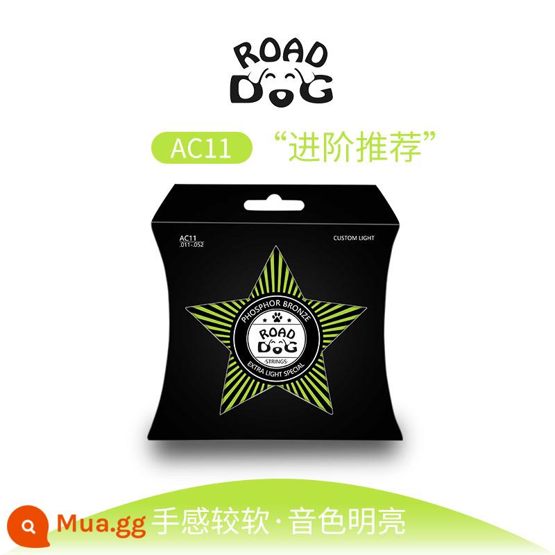 Road Dog Dây Đàn Guitar Dân Gian Bộ 6 Dây Đàn Guitar Bằng Gỗ Phủ Chống Gỉ - AC11