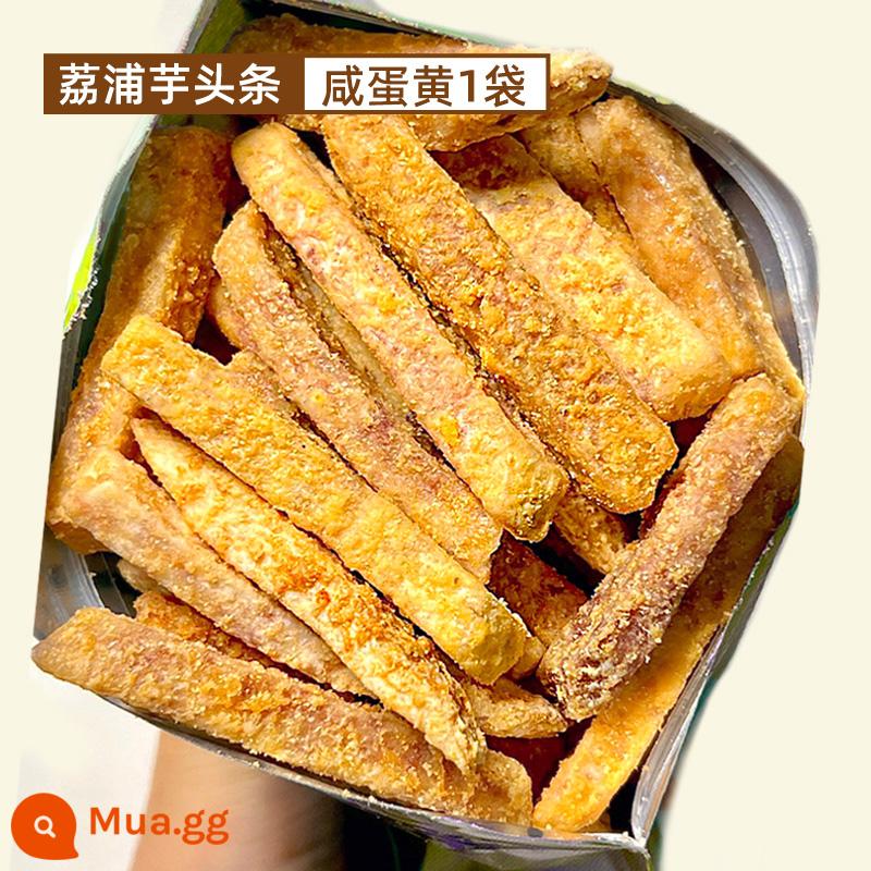 Tốt hơn chip! Lipu Taro Strips Lòng đỏ trứng muối Hành lá giòn Rong biển Chasing Drama Snacks Wu Xiaoman - Vị lòng đỏ trứng muối